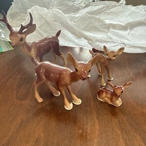 Hagen renaker deer family rare